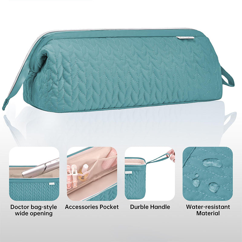 Beige Case for Dyson Airwrap & Revlon Tools: Travel Bag & Organizer.