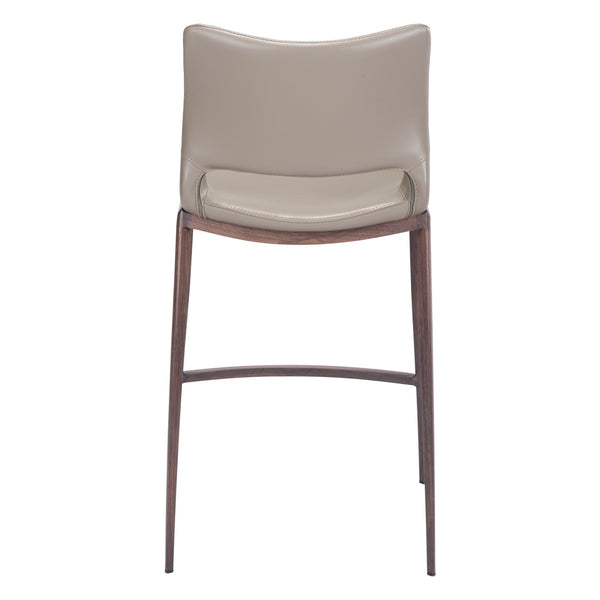Ace Counter Stool (Set of 2) Brown & Walnut
