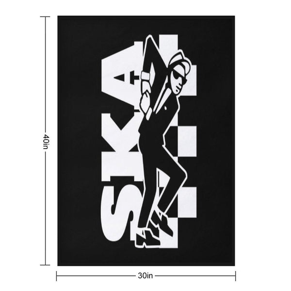 SKA Machine-washable Throw Blanket