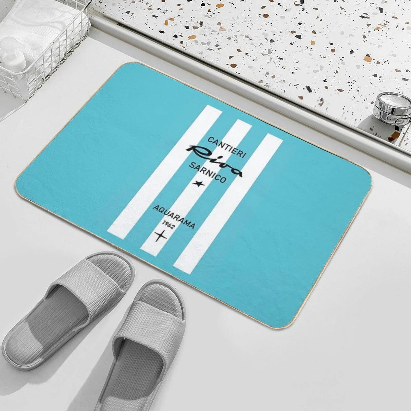 Cantieri Riva Aquarama Marine Yachting Riviera Sarnico Motorboat Monaco Bath Mat