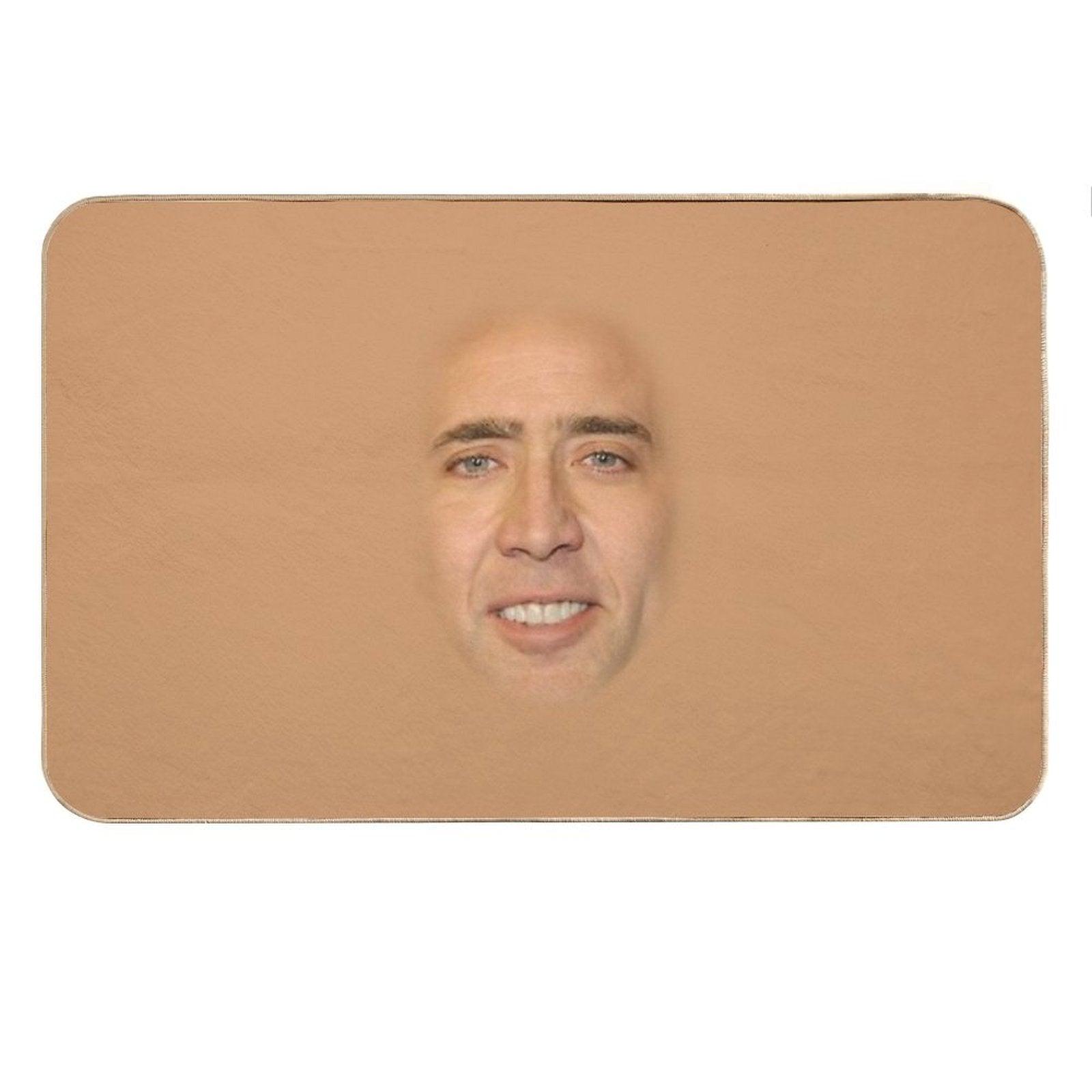 Nicolas Cage Face Bath Mat