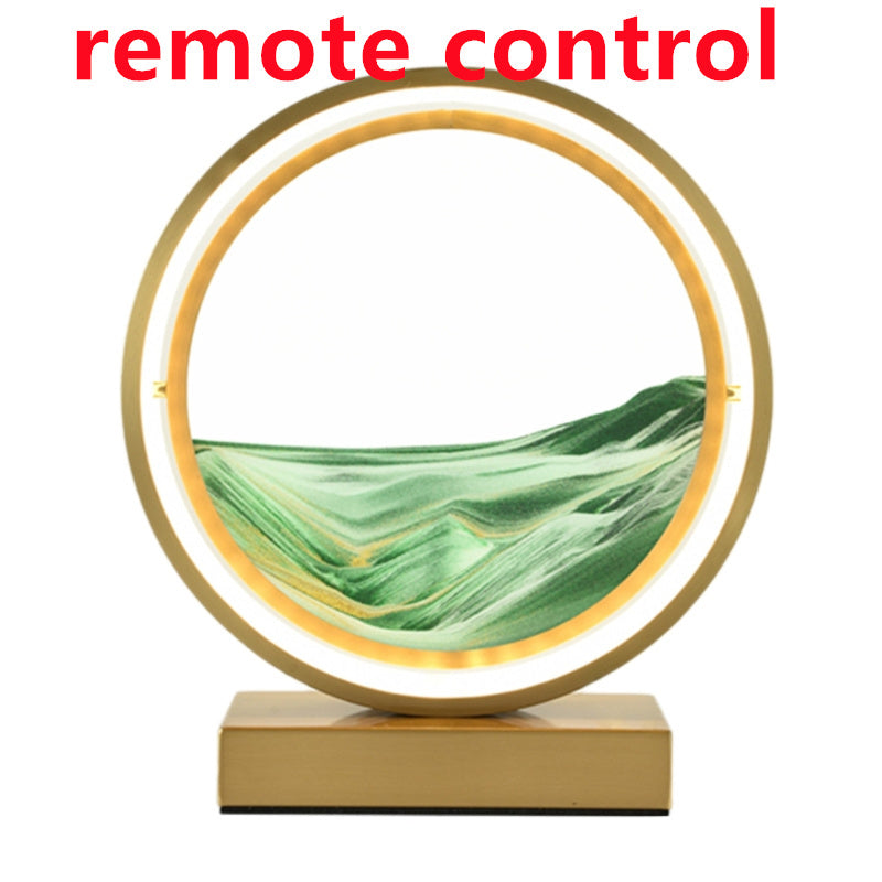 Creative Fashion Romantic Simple Bedroom Quicksand Table Lamp Decorbites