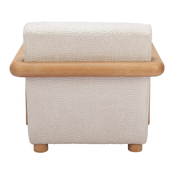 Subliem Accent Chair Cotton White