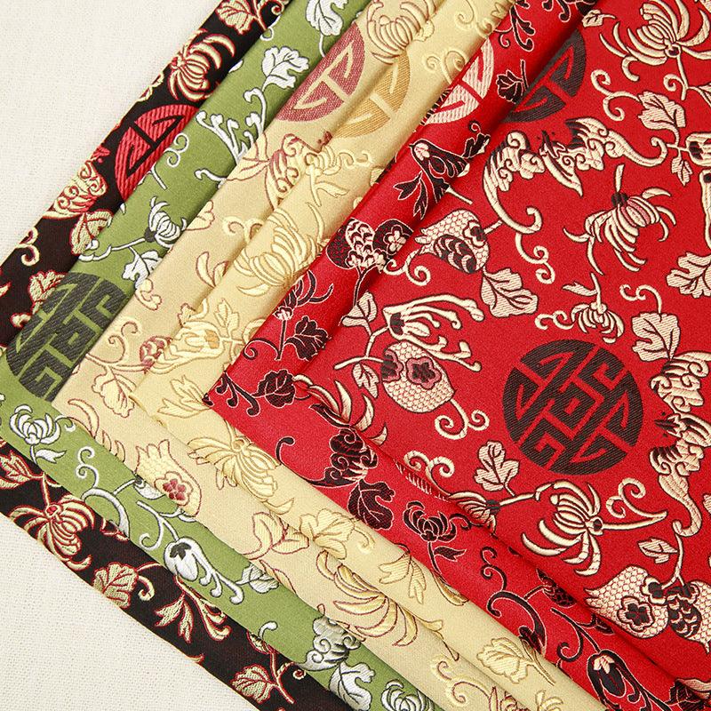 Beautiful Imitation Silk Pomegranate Fabric