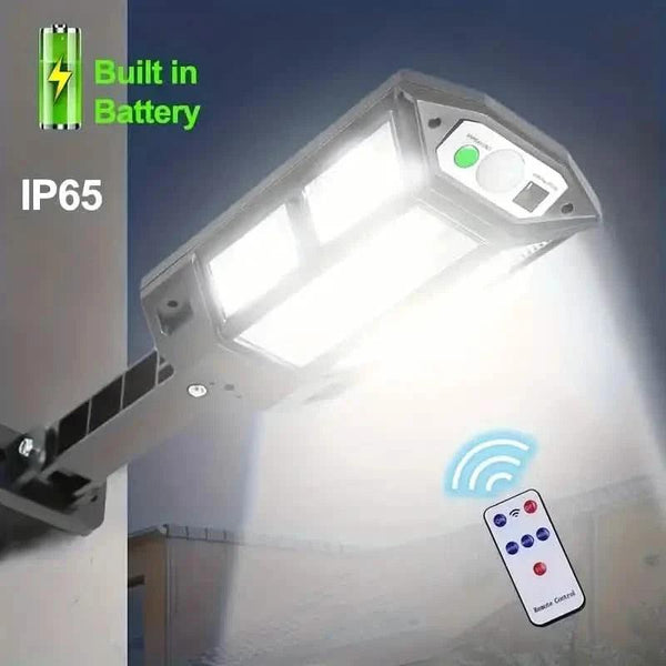 6500K Bright LED Solar Wall Light 3 Lighting Mode Light
