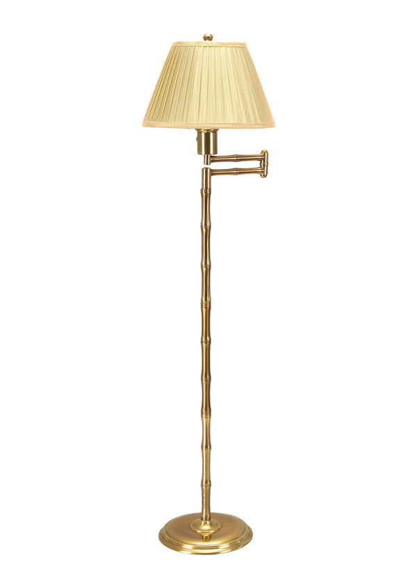Pearson Brass bamboo Floor Lamp by Wildwood