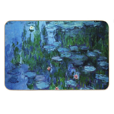 Claude Monet Water Lilies  Nymphéas Deep Color Bath Mat