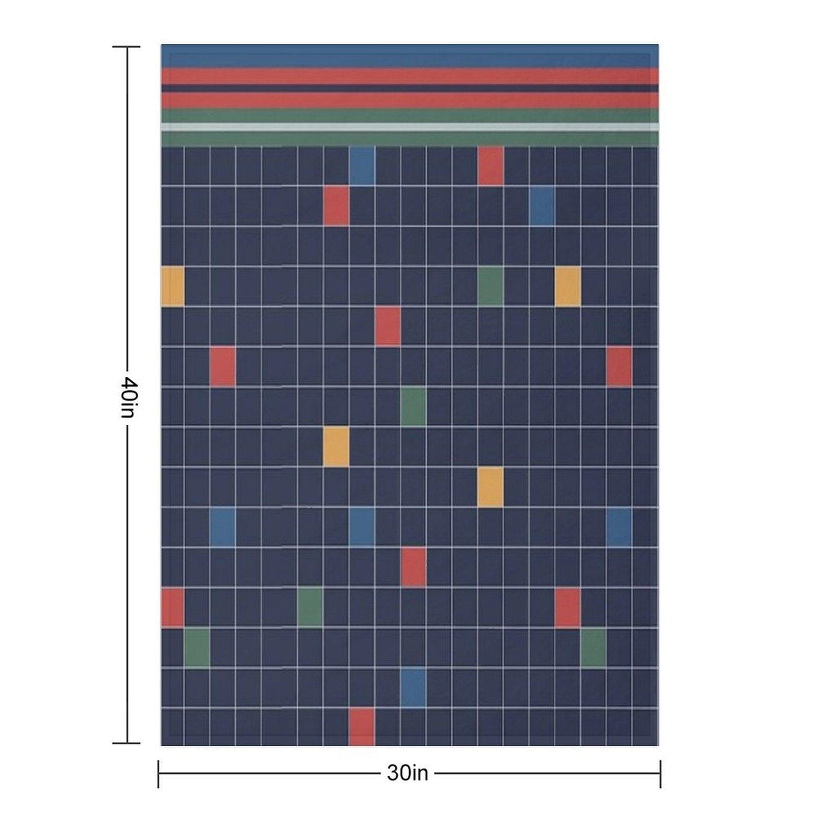 Classic 80s-Style Bedding Throw Blanket