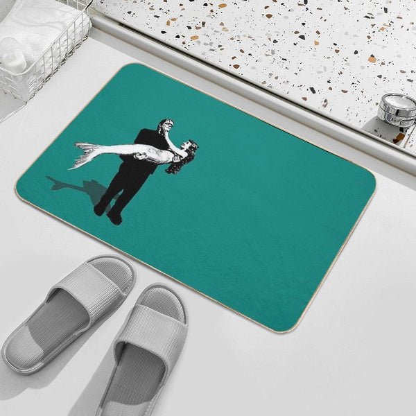 Frankenstein Mermaid Bath Mat