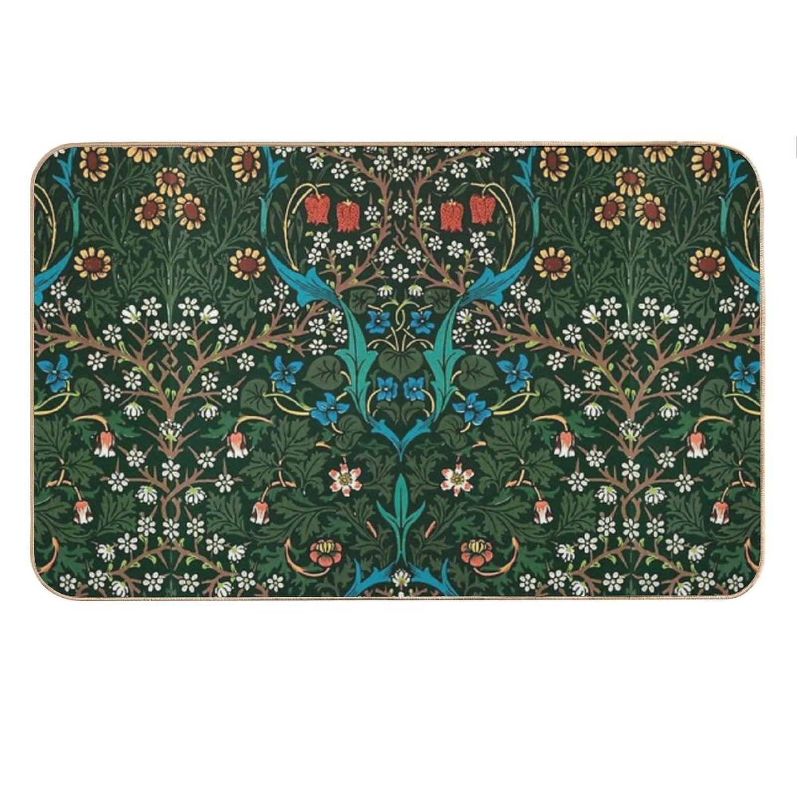 Blackthorn by William Morris, 1892 Bath Mat