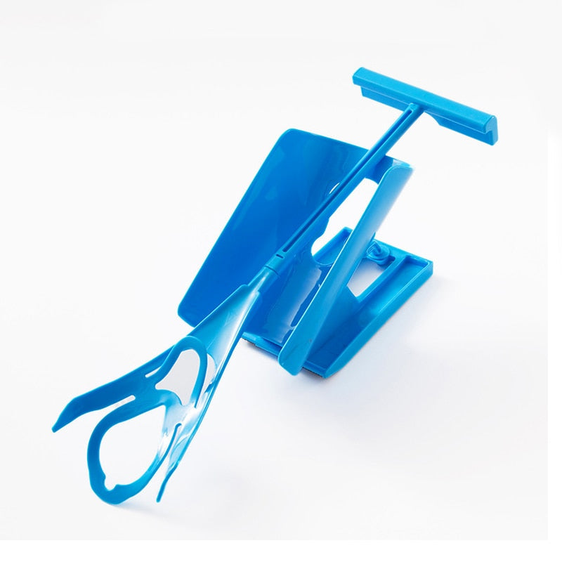 Pregnant Elder Sock Wearing Shoe Horn Device Slider Easy on /off Sock Aid Kit Shoe Horn Device No Bending Stretching Straining