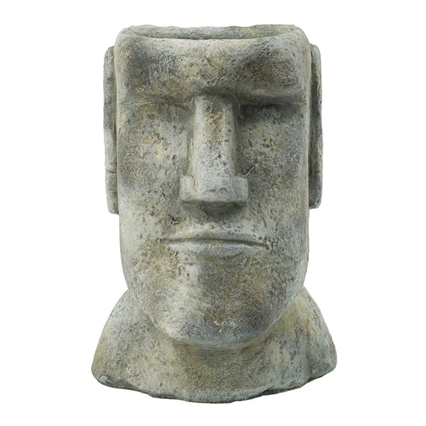 5x5.5x9' Easter Island Cement Planter