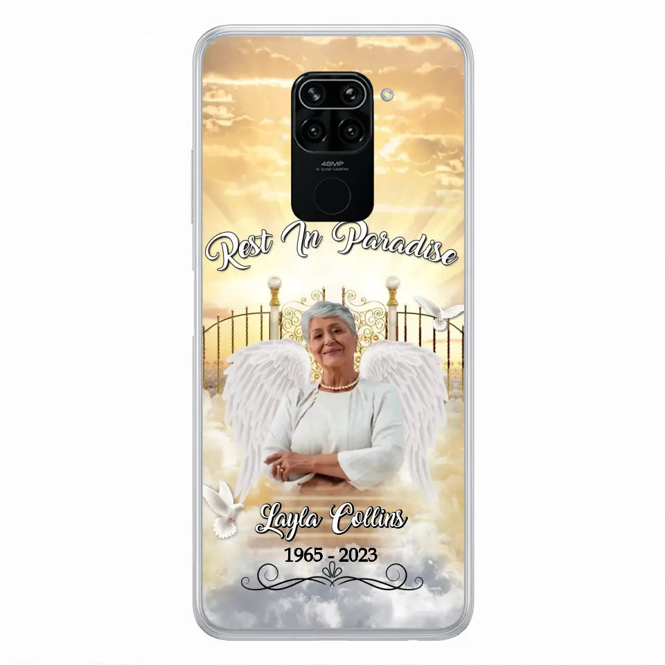 Custom Personalized Rest In Paradise Memorial Phone Case - Upload Photo - Memorial Gift Idea For Family - Case For Xiaomi/ Oppo/ Huawei