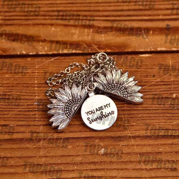 Sunflower Necklace - Gifts for You 'n Me