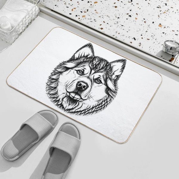 Akita Inu  Multi-Purpose Bath Mat