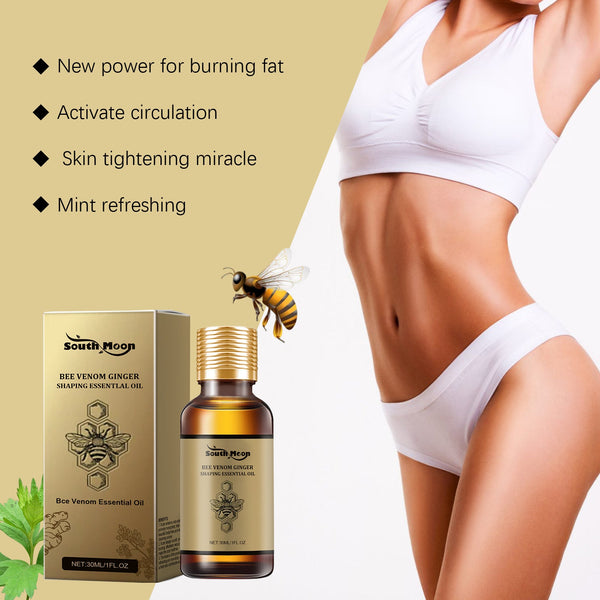 Bee Venom Body Shaping Essential Oil, Slimming Body, Firming And Moisturizing Skin, Shaping Curves And Massaging Body Oil