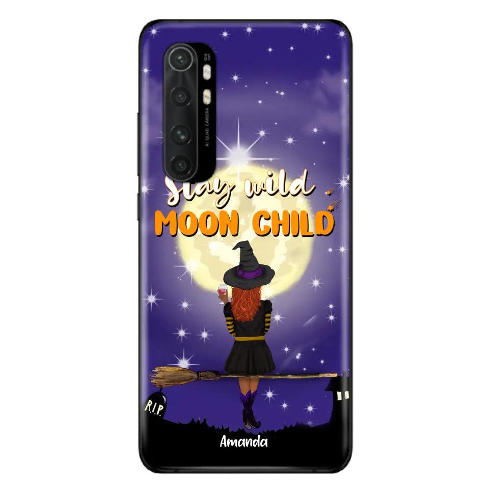 Personalized Witchy Phone Case - Up to 3 Pets - Stay Wild Moon Child - Phone Case For Xiaomi, Oppo and Huawei- OCEL9Z
