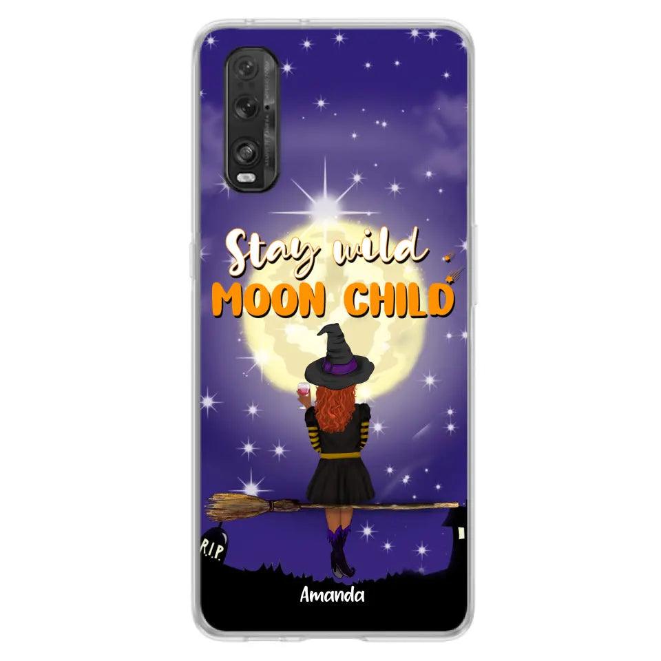 Personalized Witchy Phone Case - Up to 3 Pets - Stay Wild Moon Child - Phone Case For Xiaomi, Oppo and Huawei- OCEL9Z