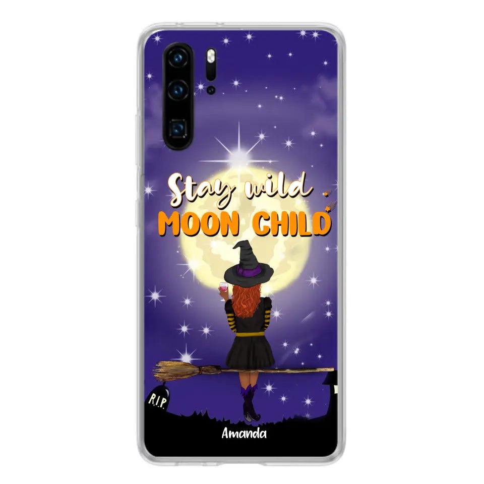 Personalized Witchy Phone Case - Up to 3 Pets - Stay Wild Moon Child - Phone Case For Xiaomi, Oppo and Huawei- OCEL9Z