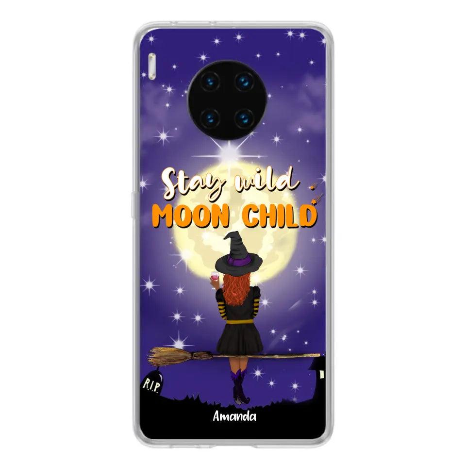 Personalized Witchy Phone Case - Up to 3 Pets - Stay Wild Moon Child - Phone Case For Xiaomi, Oppo and Huawei- OCEL9Z