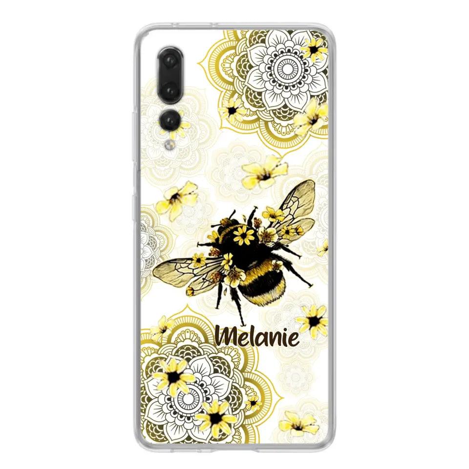Personalized Bee Phone Case - Up to 5 Bees - Gift For Bee Lovers - Case For Xiaomi, Oppo And Huawei