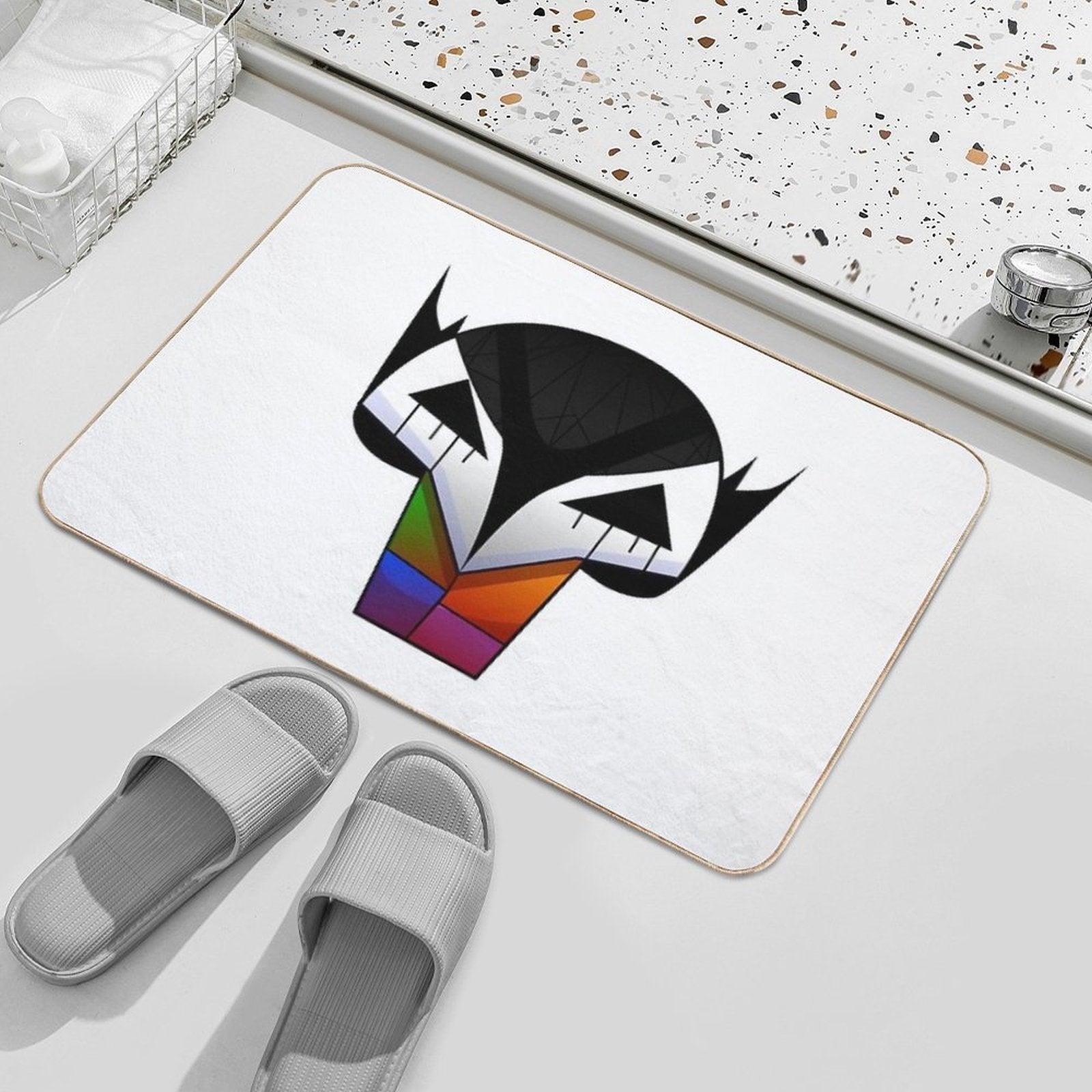 Goth Skull  Anti-Trip Bath Mat