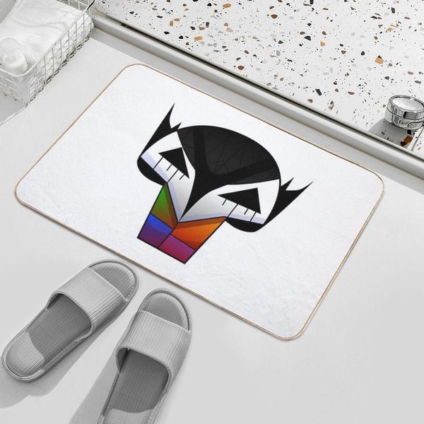 Goth Skull  Anti-Trip Bath Mat