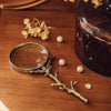 Antique-Style Gold Branch Magnifying Glass