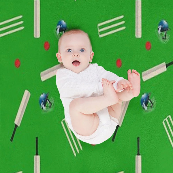 Cricket Pattern Throw Blanket