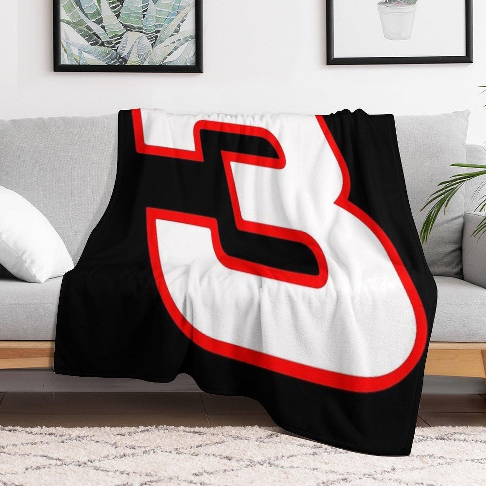 Dale Earnhardt 3 Throw Blanket