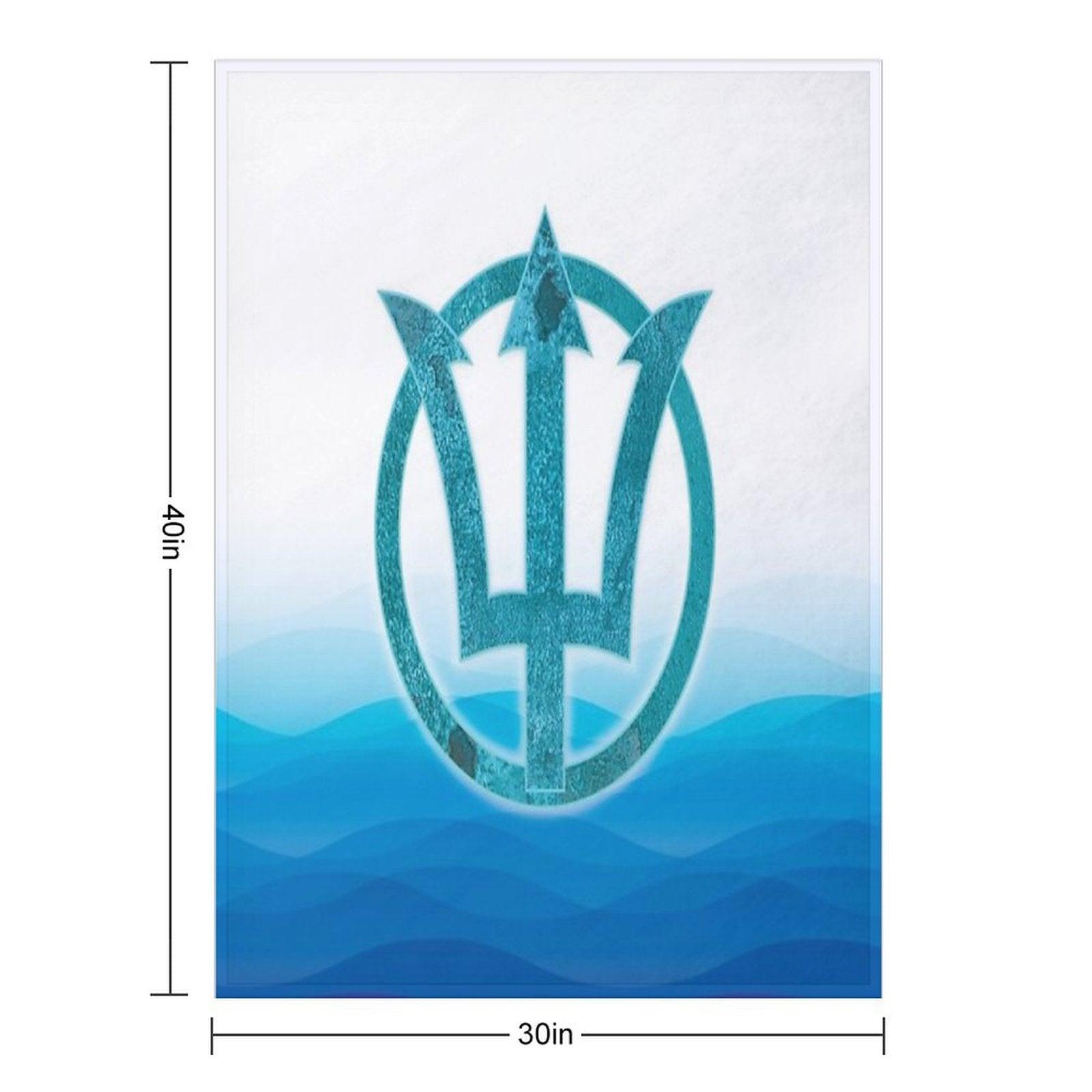 Poseidon Throw Blanket