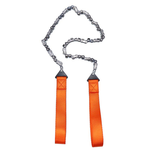 Outdoor hand zipper saw pocket chain saw garden tools 11/16/33 teeth 24 inch portable camping survival wire saw