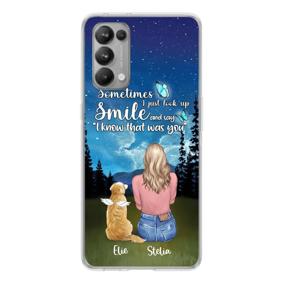 Personalized Lost Pet Mom Phone Case - Girl With Up to 4 Pets - Phone Case For Xiaomi, Huawei and Oppo - PU2YLV