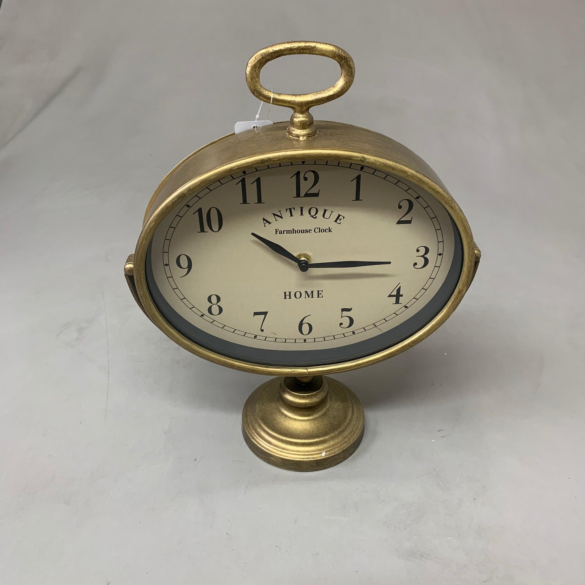 RAZ IMPORTS Antique Farmhouse Clock 14.25