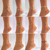 Beach star shaped tassel ankle bracelet, simple foot decoration, fashionable imitation pearl, versatile ankle chain