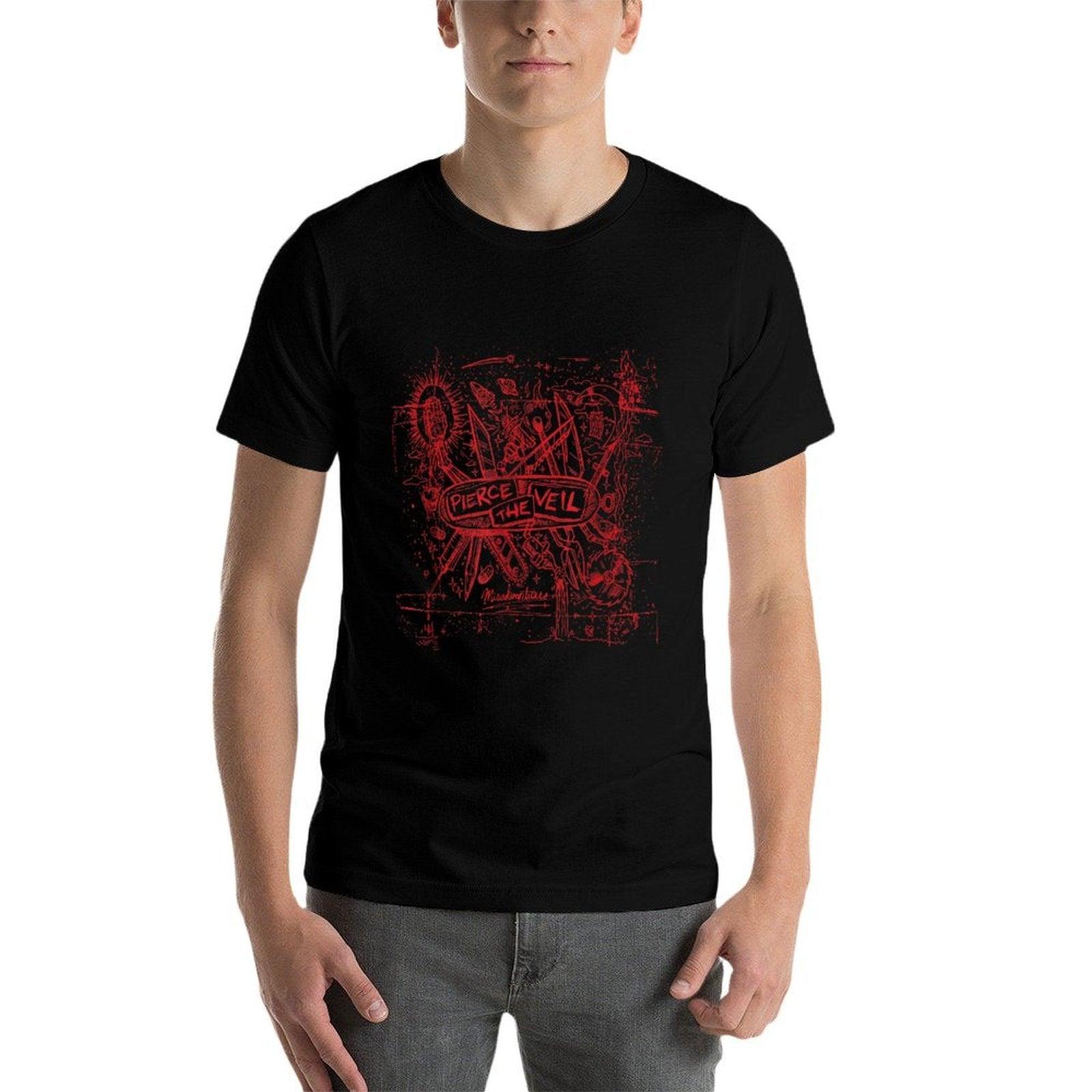 Pierce The Veil - Misadventures Cover in Red Print  Versatile T-Shirt