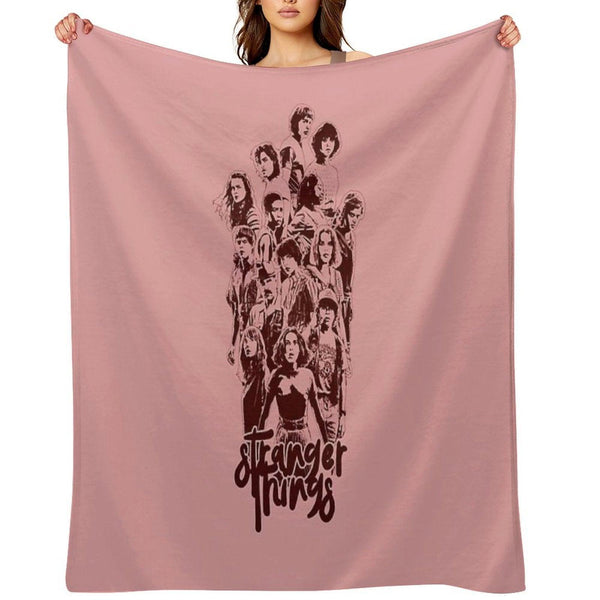 3 Times Stranger Throw Blanket