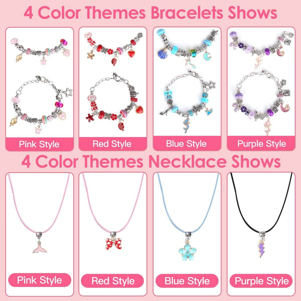 66-Pieces: Charm Bracelet Making Kit