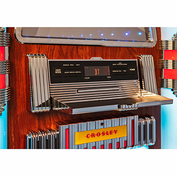 Digital LED Jukebox with Bluetooth without Stand - Walnut