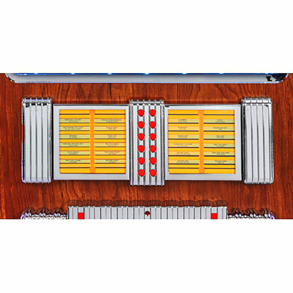 Digital LED Jukebox with Bluetooth without Stand - Walnut
