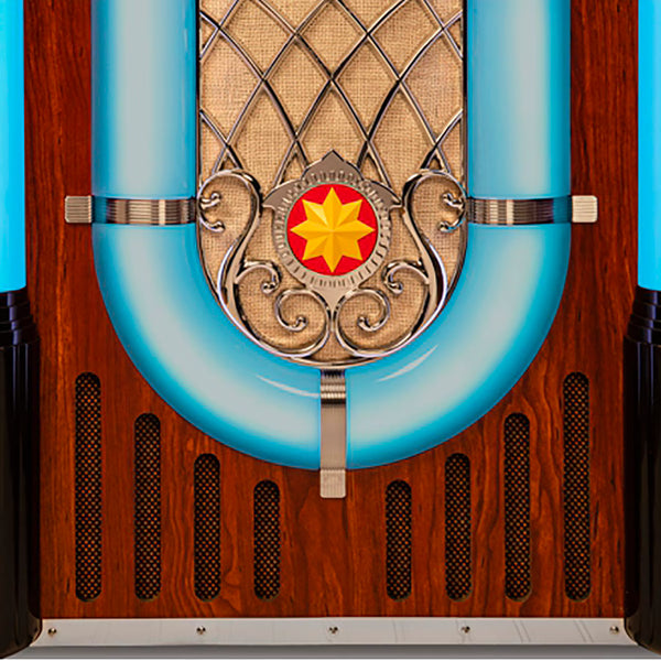 Digital LED Jukebox with Bluetooth without Stand - Walnut