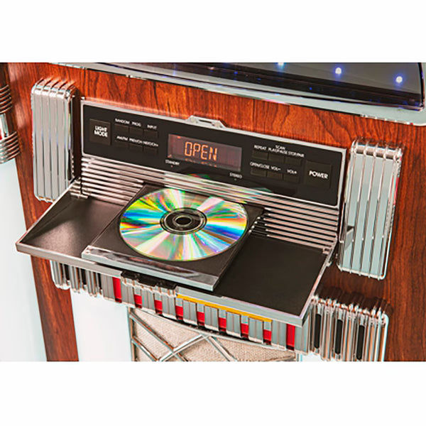 Digital LED Jukebox with Bluetooth without Stand - Walnut