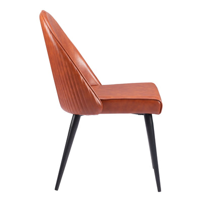 Silloth Armless Dining Chair (Set of 2) Brown