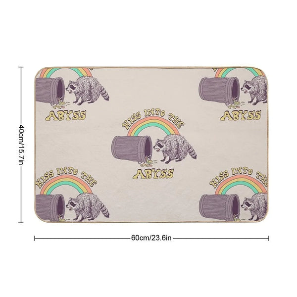 Hiss Into The Abyss  Easy To Clean Bath Mat