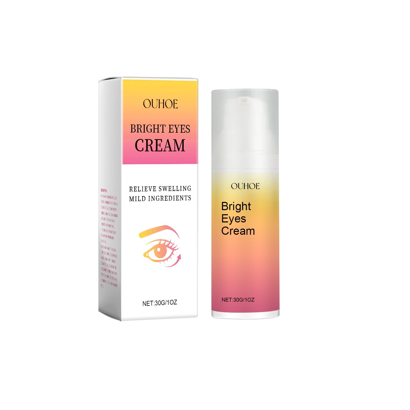 Eye Firming Cream Hydrates And Enhances Elasticity Around The Eyes, Nourishing And Firming Cream For Delicate Skin