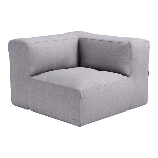 Luanda Corner Chair Gray