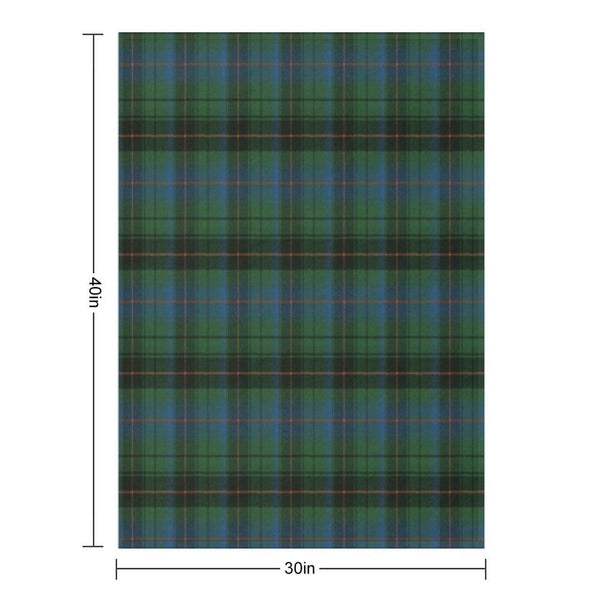 Davidson Clan Ancient Tartan Throw Blanket