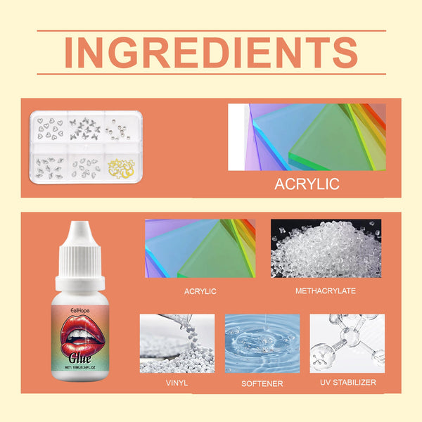 Diy Fashion Dental Set Dental Decoration Drill Combination Personality Sparkle Light Up Smile Style