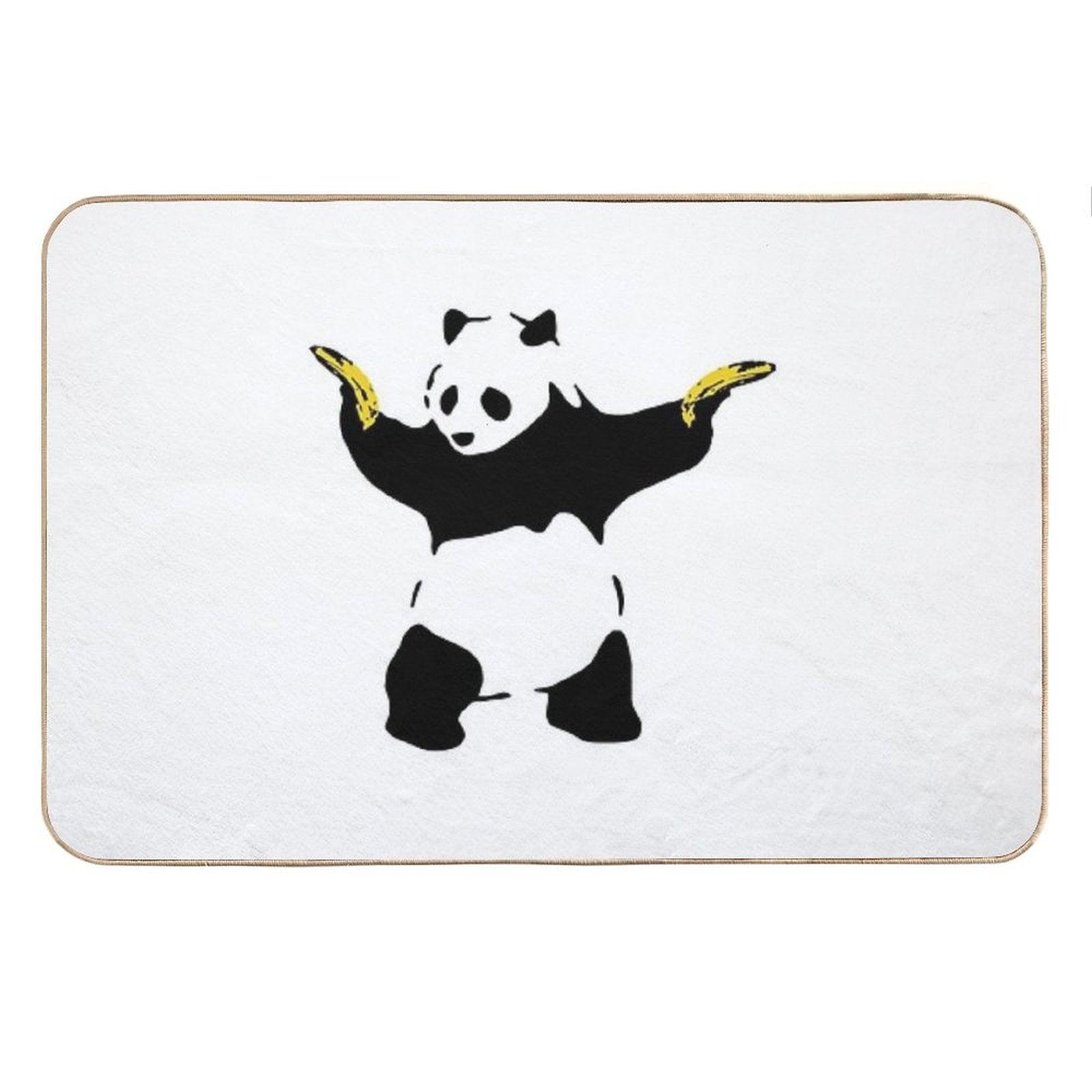 Bad Panda Stencil Bath Mat