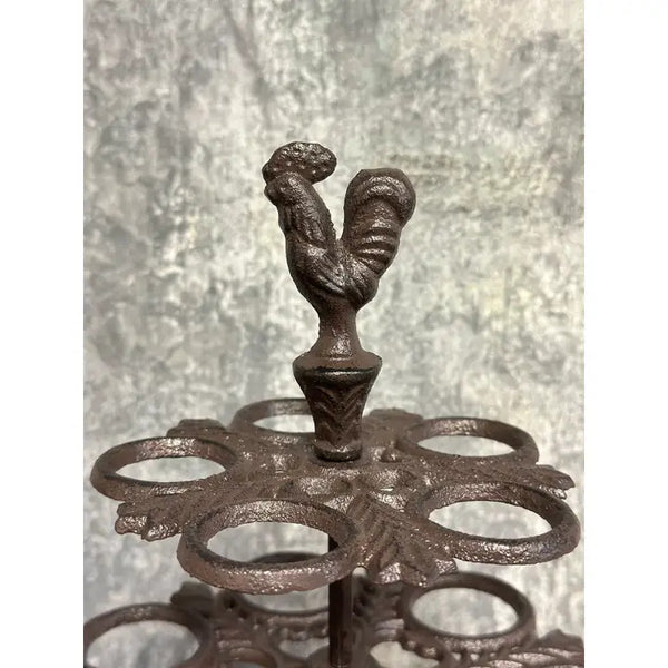 Cast Iron 2 Tier Ornate Egg Holder